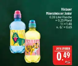 Marktkauf Vöslauer mineralwasser junior Angebot
