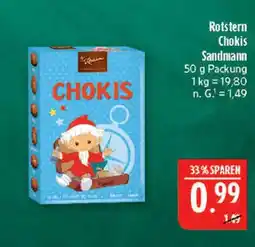 Marktkauf Rotstern chokis sandmann Angebot