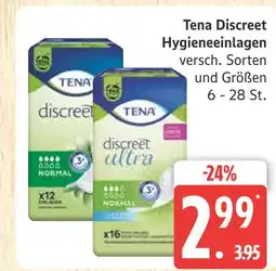 Marktkauf Tena discreet hygieneeinlagen Angebot