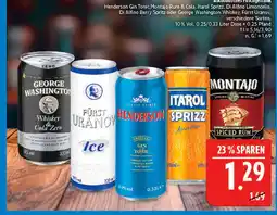 Marktkauf George washington whiskey & cola zero Angebot