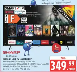 Marktkauf Sharp qled-4k-uhd-tv 55gm6141e Angebot