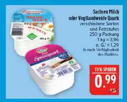 Marktkauf Sachsen milch speisequark Angebot