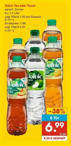 Netto Marken-Discount Volvic tee oder touch Angebot