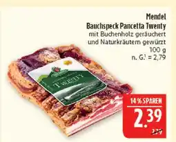 Marktkauf Mendel bauchspeck pancetta twenty Angebot