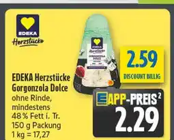 diska Edeka herzstücke gorgonzola dolce Angebot