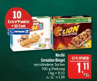 Marktkauf Nestlé cerealien riegel Angebot