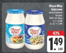 Edeka Miracel whip salatcreme balance Angebot