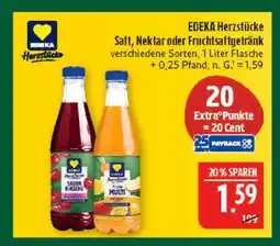 Marktkauf Edeka herzstücke saft sauerkirsche Angebot