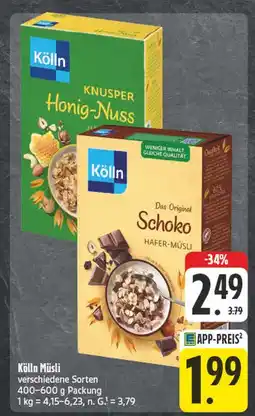 Edeka Kölln knusper honig-nuss Angebot