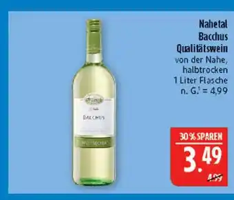Marktkauf Nahetal bacchus qualitätswein Angebot