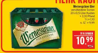 Marktkauf Wernesgrüner bier Angebot