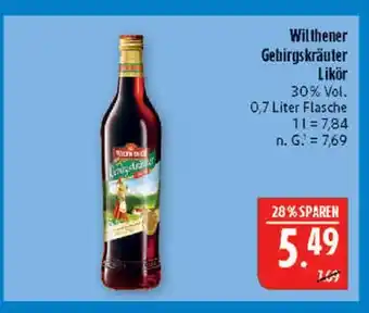 Marktkauf Wilthener gebirgskräuter likör Angebot
