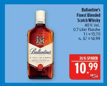 Marktkauf Ballantine's finest blended scotch whisky Angebot