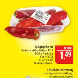 Marktkauf Spitzpaprika rot Angebot