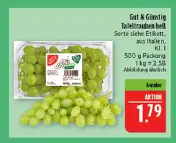 Marktkauf Gut & günstig tafeltrauben hell Angebot