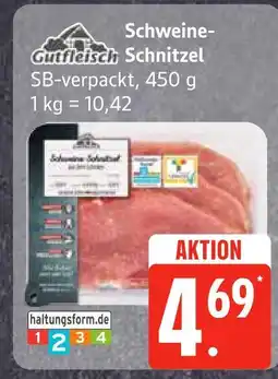 Edeka Gutfleisch schweine-schnitzel Angebot