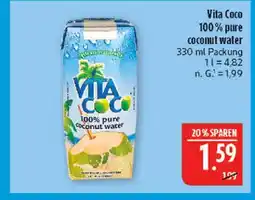 Marktkauf Vita coco 100% pure coconut water Angebot