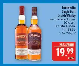 Marktkauf Tamnavulin single malt scotch whisky Angebot