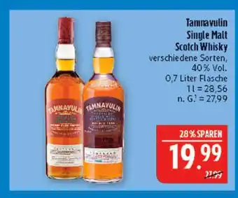 Marktkauf Tamnavulin single malt scotch whisky Angebot