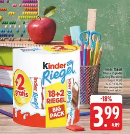 Edeka Kinder riegel Angebot