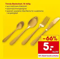 Netto Marken-Discount Trendy besteckset, 16-teilig Angebot