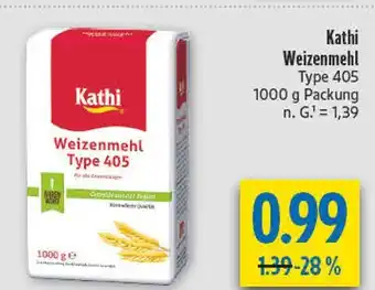 diska Kathi weizenmehl type 405 Angebot