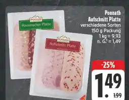 Edeka Ponnath hausmacher platte Angebot