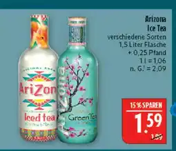 Marktkauf Arizona ice tea mit peach flavor Angebot