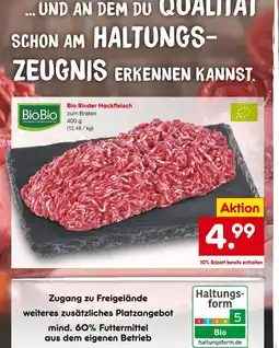 Netto Marken-Discount Biobio bio rinder hackfleisch Angebot