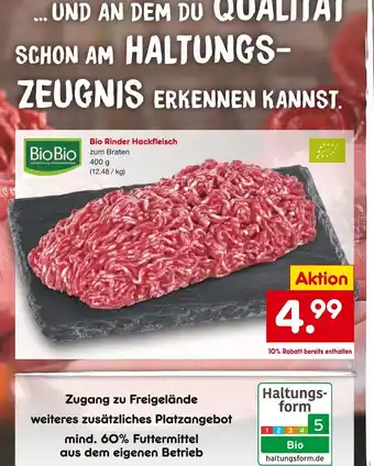 Netto Marken-Discount Biobio bio rinder hackfleisch Angebot