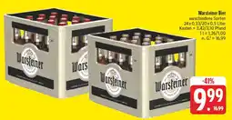 Edeka Warsteiner bier Angebot