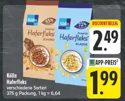 Edeka Kölln haferfleks schoko Angebot