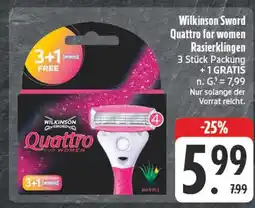 Edeka Wilkinson sword quattro for women rasierklingen Angebot