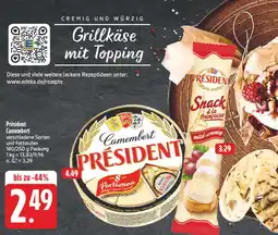 Edeka Président camembert Angebot