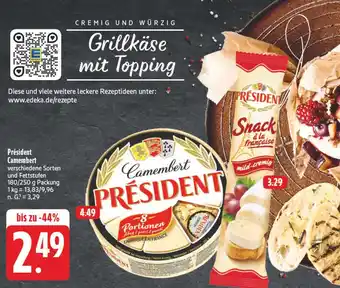 Edeka Président camembert Angebot