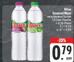Edeka Vitrex flavoured water mango-maracuja Angebot