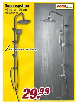 Poco Poco line duschsystem Angebot