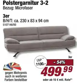 Poco Polstergarnitur 3-2 Angebot
