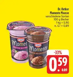 Edeka Dr. oetker momente mousse Angebot