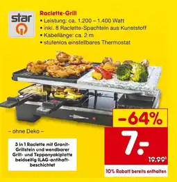 Netto Marken-Discount Star raclette-grill Angebot