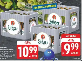 Edeka Lübzer bier Angebot
