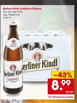 Netto Marken-Discount Berliner kindl jubiläums pilsener Angebot