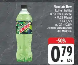 Edeka Mountain dew koffeinhaltig Angebot