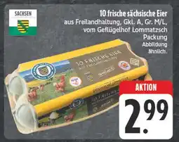 Edeka Geflügelhof lommatzsch 10 frische sächsische eier Angebot
