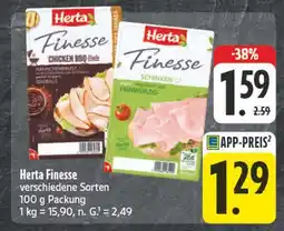 Edeka Herta finesse chicken bbq hähnchenbrust Angebot