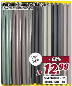 Poco Verdunkelungsvorhänge Angebot