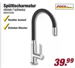 Poco Pocoline spültischarmatur chrom / schwarz Angebot