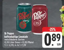 Edeka Dr pepper dr pepper cherry Angebot