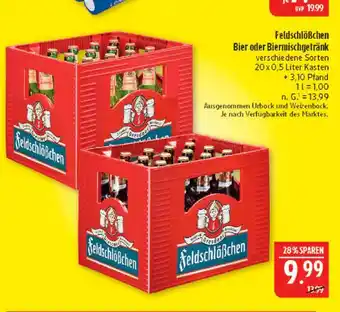 Marktkauf Feldschlößchen bier oder biermischgetränk Angebot