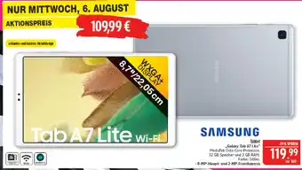 Marktkauf Samsung galaxy tab a7 lite Angebot